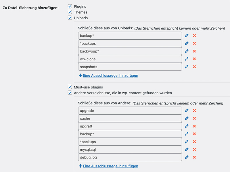 Datensicherung